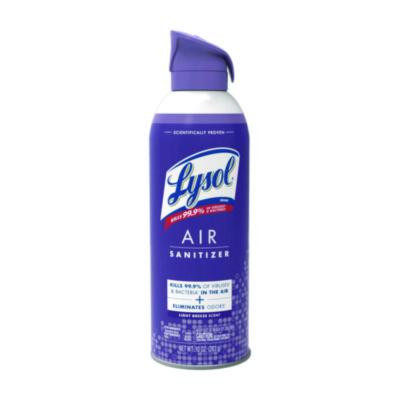 Air Sanitizer Spray, Light Breeze Scent, 10 Oz Aerosol Spray, 6/Carton