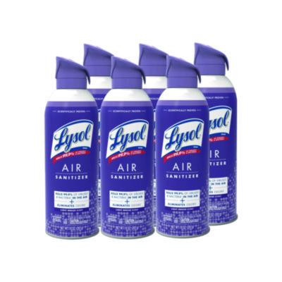 Air Sanitizer Spray, Light Breeze Scent, 10 Oz Aerosol Spray, 6/Carton
