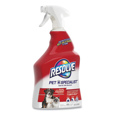 Pet Specialist Stain And Odor Remover, Citrus Scent, 32 Oz Trigger Spray Bottle, 12/Carton