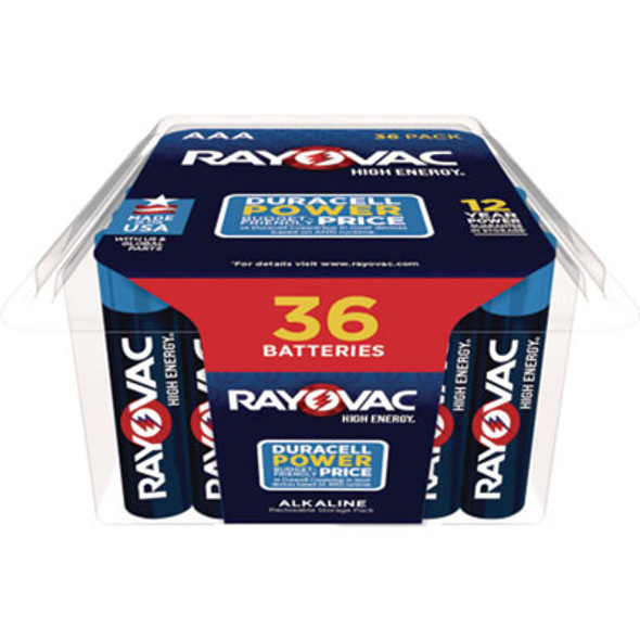 Alkaline Aaa Batteries, 36/Pack