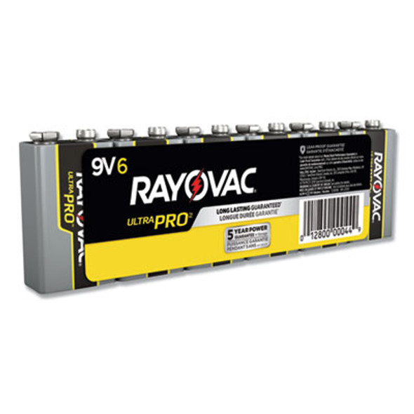 Ultra Pro Alkaline 9v Batteries, 6/Pack