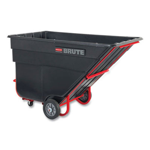 1.5 Cu Yd Brute Rotomolded Tilt Truck, 1,200 Lb Capacity, Black
