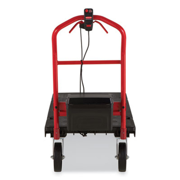 Motorized Kit For 24" X 48" Platform Trucks, Medium, Dc Motor, 60 V Lithium-Ion Battery, 0.5 Mph To 3 Mph, Black/Red