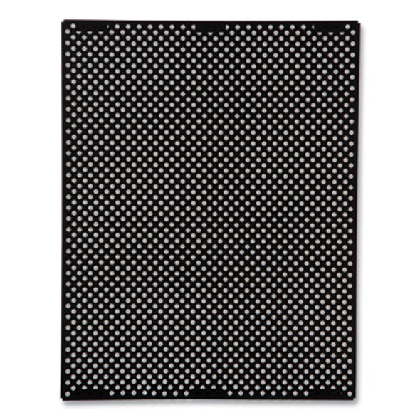 Medium General Purpose Perforated Panels For Tailor And Landmark Series Containers, 20.72" x 0.5" x 27.95", Black, 4/Carton