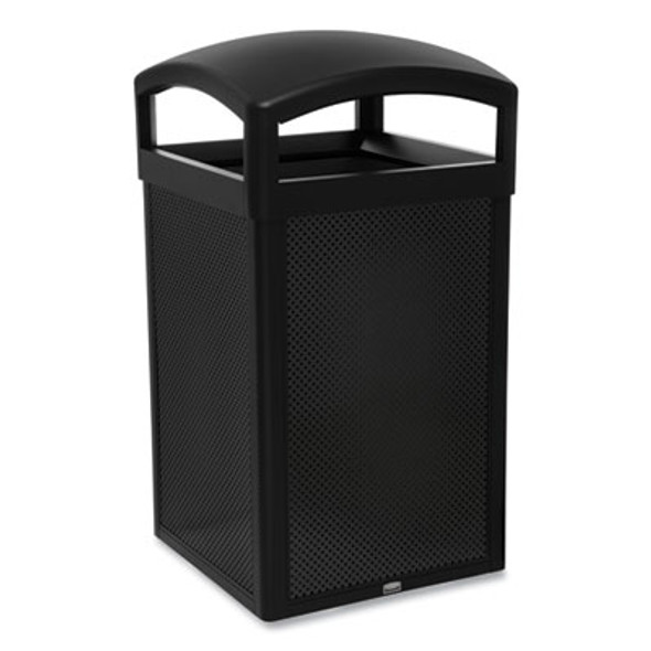 Large General Purpose Perforated Panels For Tailor And Landmark Series Containers, 20.72" x 0.5" x 34.33", Black, 4/Carton