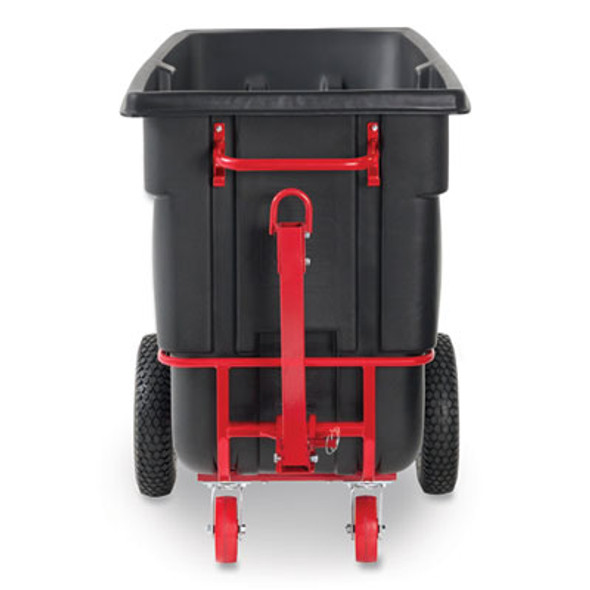 1 Cu Yd Brute Rotomolded Towable Tilt Truck, 2,100 Lb Capacity, Black