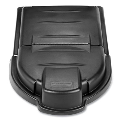 Mega Brute Mobile Container Lid, 30 x 49.5, Black