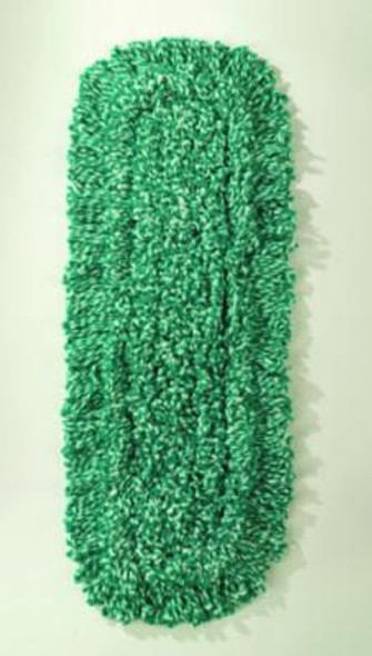 Microfiber Loop Dust Mop, 24" x 5", Green, 12/Carton