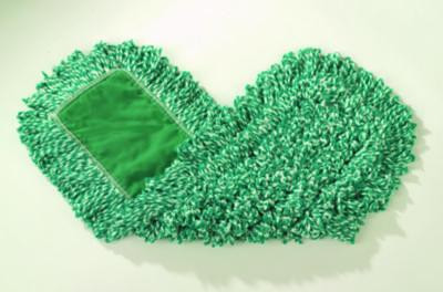 Microfiber Loop Dust Mop, 24" x 5", Green, 12/Carton