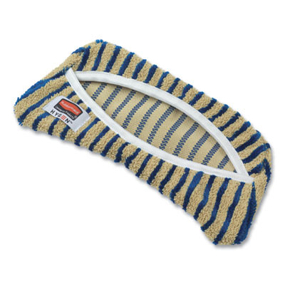 Hygen Mf Flexi Frame Scrubber Mop Covers, Microfiber, 8.3 x 8.3, Yellow, 12/Carton