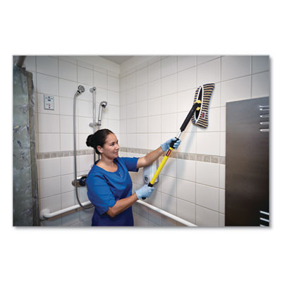 Hygen Mf Flexi Frame Scrubber Mop Covers, Microfiber, 8.3 x 8.3, Yellow, 12/Carton