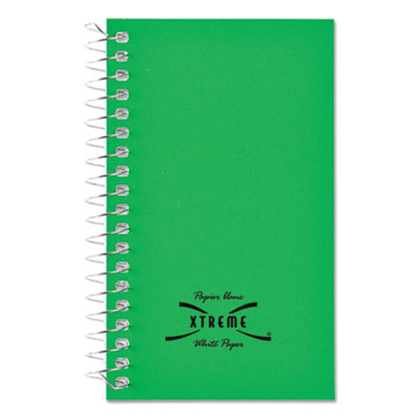 Paper Blanc Xtreme White Wirebound Memo Books, Narrow Rule, Randomly Assorted Cover Color, (60) 5 x 3 Sheets