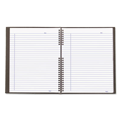Notepro Notebook, 1-Subject, Medium/College Rule, Black Cover, (75) 11 x 8.5 Sheets