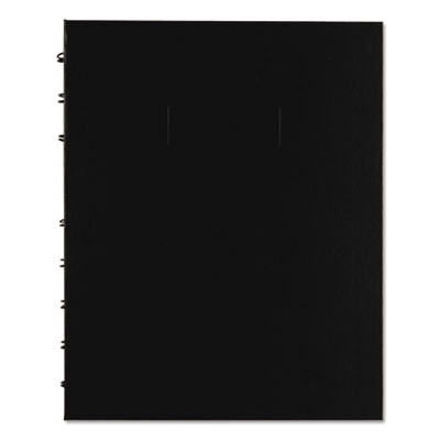 Notepro Quad Notebook, Data/Lab-Record Format With Narrow And Quadrille Rule Sections, Black Cover, (96) 9.25 x 7.25 Sheets