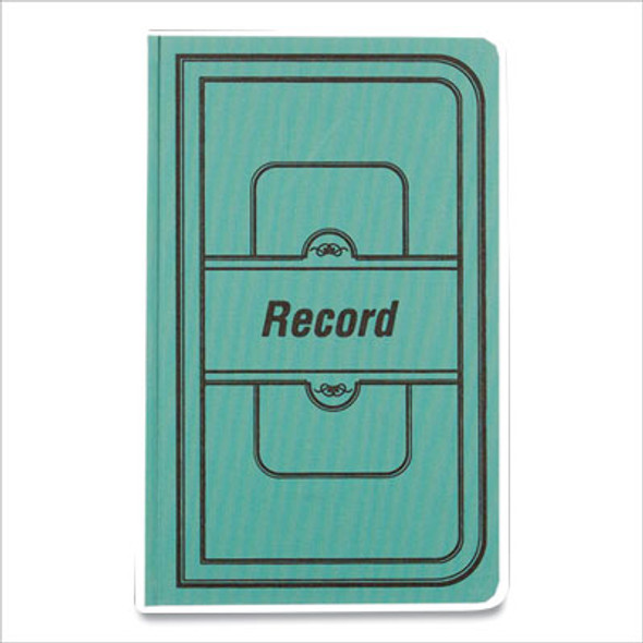 Tuff Series Record Book, Green Cover, 12 X 7.5 Sheets, 500 Sheets/Book