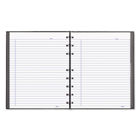 Notepro Notebook, 1-Subject, Narrow Rule, Black Cover, (75) 9.25 x 7.25 Sheets