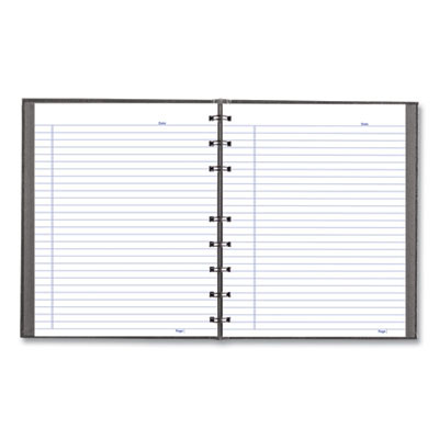 Notepro Notebook, 1-Subject, Medium/College Rule, Cool Gray Cover, (75) 9.25 x 7.25 Sheets