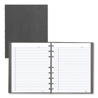 Notepro Notebook, 1-Subject, Medium/College Rule, Cool Gray Cover, (75) 9.25 x 7.25 Sheets