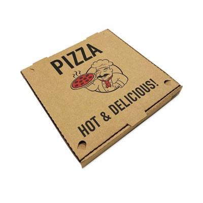 Pizza Boxes , 16 x 16 x 2, Brown, Paper, 50/Pack