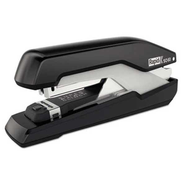 Omnipress So60 Heavy-Duty Full Strip Stapler, 60-Sheet Capacity, Black/Gray