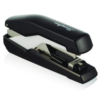Omnipress So60 Heavy-Duty Full Strip Stapler, 60-Sheet Capacity, Black/Gray