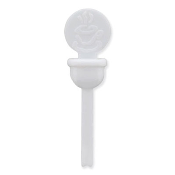 Beverage Plugs, 2", White, 2,000/Carton
