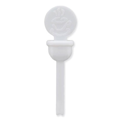 Beverage Plugs, 2", White, 2,000/Carton