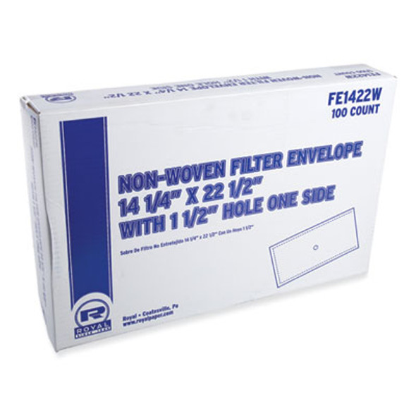 Filter Envelope, Fry Oil, 14" x 22.25" With 1.5" Hole, 100/Carton