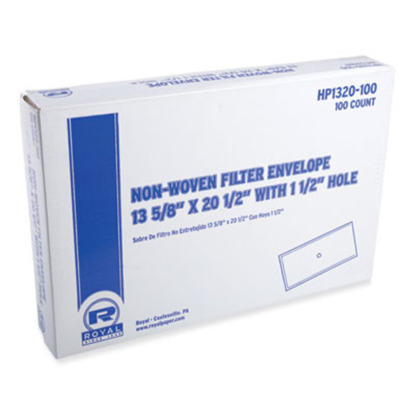 Filter Envelope, Fry Oil, 13.75" x 20.75" With 1.5" Hole, 100/Carton