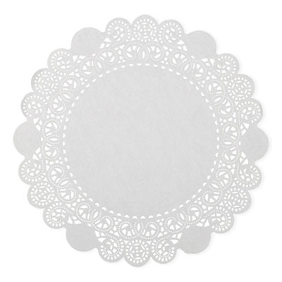 Lace Doilies, Round, 8", White, 5,000/Carton