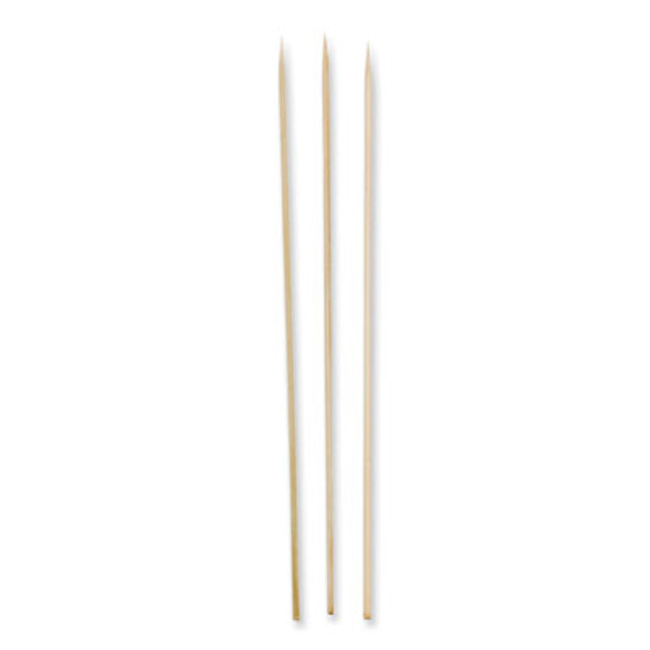 Bamboo Skewers, Paper, 12", Natural, 9,600/Carton