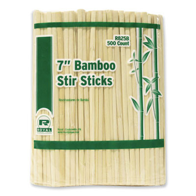 Bamboo Stir Sticks, 7", 5,000/Carton