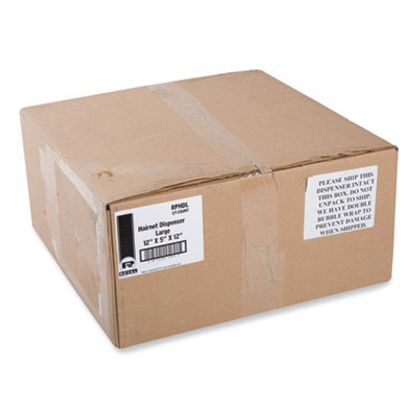 Amercareroyal Dispenser, Hairnets/Bouffant Caps/Beardcovers, 5 x 12 x 12, Clear