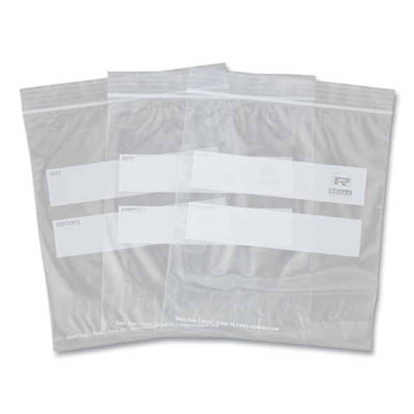 Zipper Bags, Quart, 7" x 7.99", Clear, 500/Carton