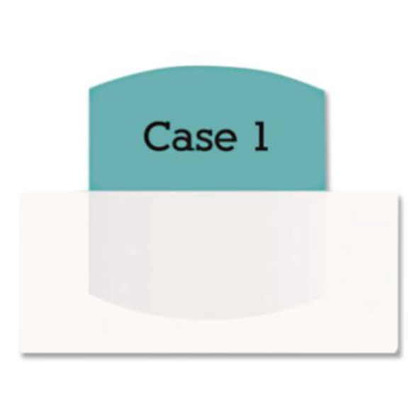 Laser Printable Index Tabs, 1/5-Cut, Assorted Colors, 1.13" Wide, 100/Pack