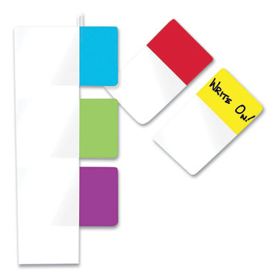 Removable Page Flags, Red/Blue/Green/Yellow/Purple, 100/Color, 500/Pack