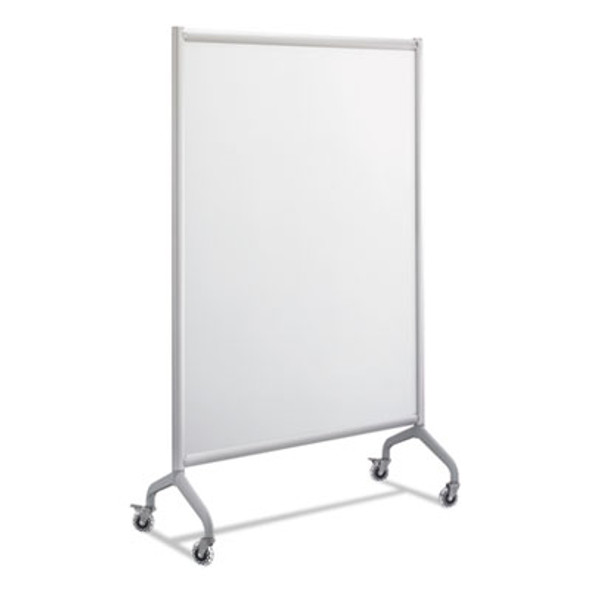 Rumba Whiteboard Collaboration Screen, 36" x 60", White Surface, Powder-Coated Aluminum Frame