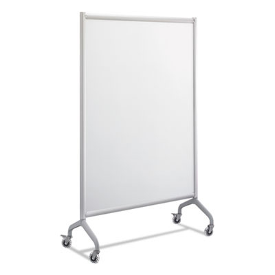 Rumba Whiteboard Collaboration Screen, 36" x 60", White Surface, Powder-Coated Aluminum Frame
