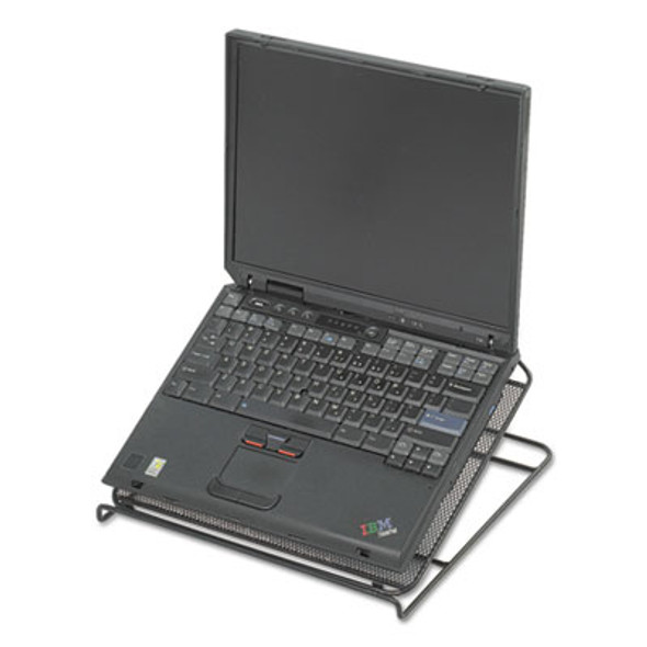 Onyx Mesh Laptop Stand, 12.25" X 12.25" X 2", Black