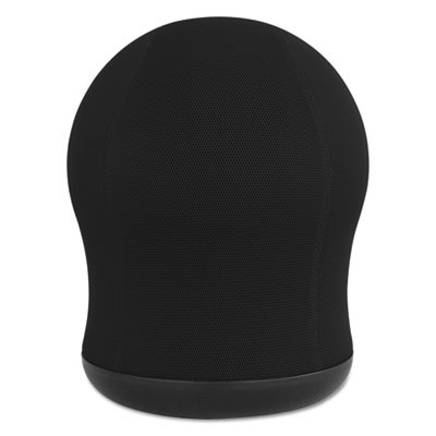 Zenergy Swivel Ball Chair, Backless, Supports Up To 250 Lb., Black