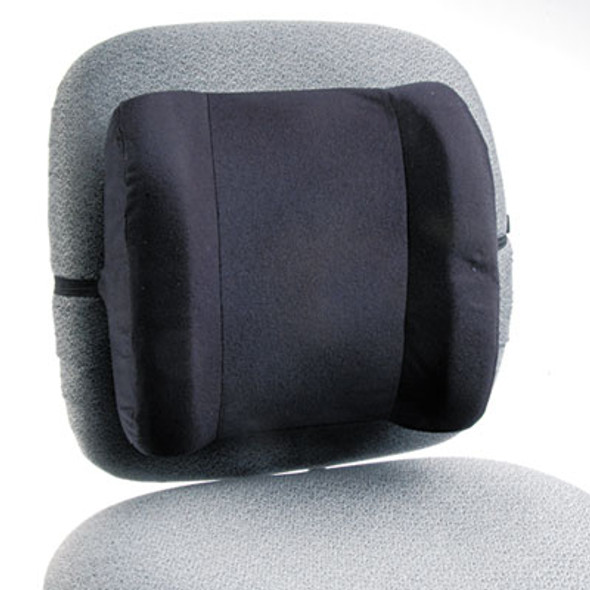 Remedease High Profile Backrest, 12.75 X 4 X 13, Black