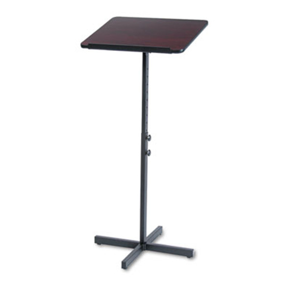 Adjustable Speaker Stand, 21 X 21 X 29.5 To 46, Mahogany/Black