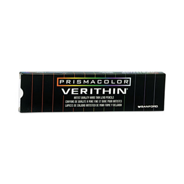 Verithin Dual-Ended Two-Color Pencils, 2 Mm, Blue/Red Lead, Blue/Red Barrel, Dozen