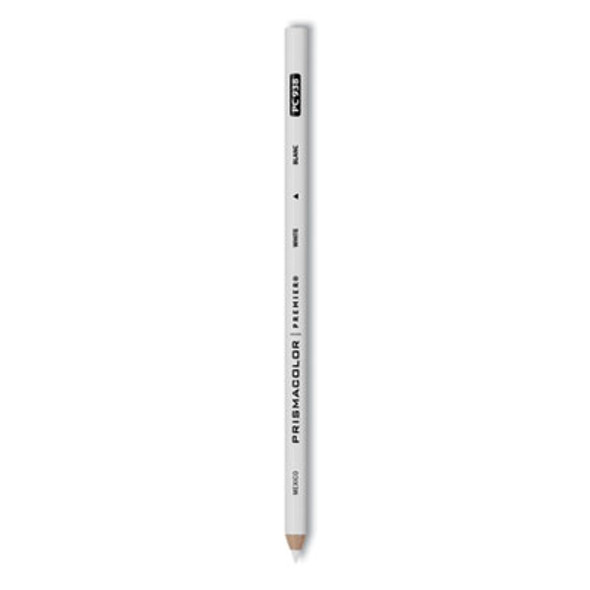 Premier Colored Pencil, 3 Mm, 2B, White Lead, White Barrel, Dozen
