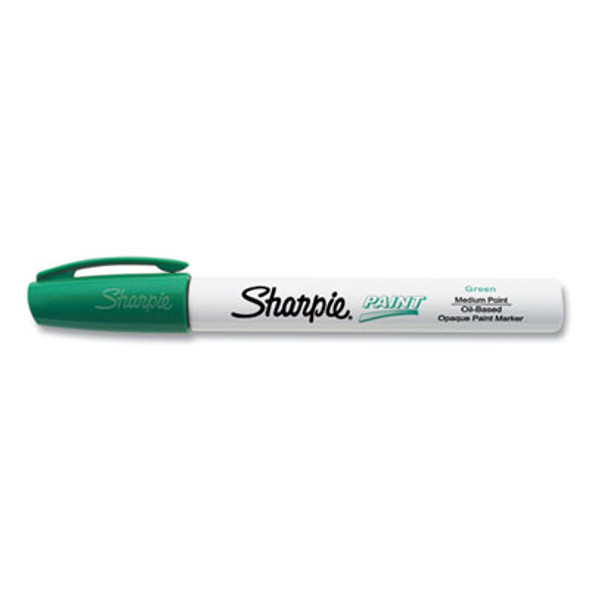 Permanent Paint Marker, Medium Bullet Tip, Green