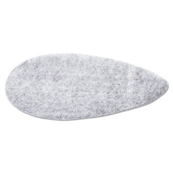 White Board Care Dry Erase Precision Eraser Refill, Eight Peel-Off Layers, 6" x 2.25" x 0.5", Charcoal