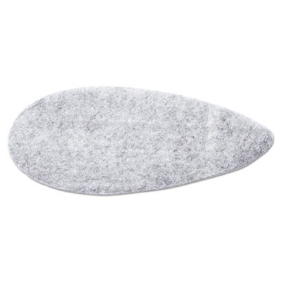 White Board Care Dry Erase Precision Eraser Refill, Eight Peel-Off Layers, 6" x 2.25" x 0.5", Charcoal