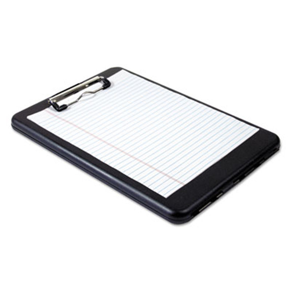 Slimmate Storage Clipboard, 0.5" Clip Capacity, Holds 8.5 x 11 Sheets, Black
