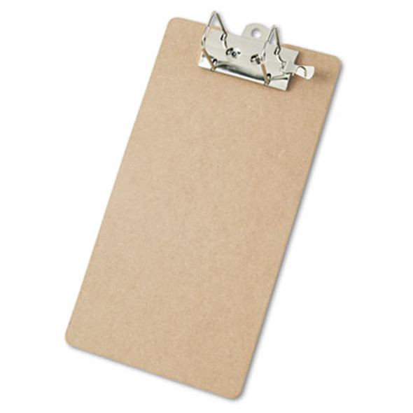 Recycled Hardboard Archboard Clipboard, 2.5" Clip Capacity, Holds 8.5 x 14 Sheets, Brown