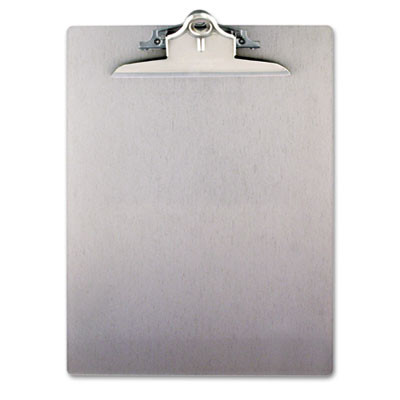 Recycled Aluminum Clipboard With High-Capacity Clip, 1" Clip Capacity, Holds 8.5 x 11 Sheets, Silver